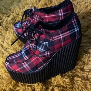 Plaid Booties